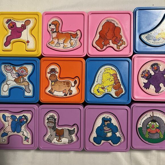 Playskool Match Ups Sesame Street Matching Puzzle Cubes (36 Pieces) - Picture 3 of 8